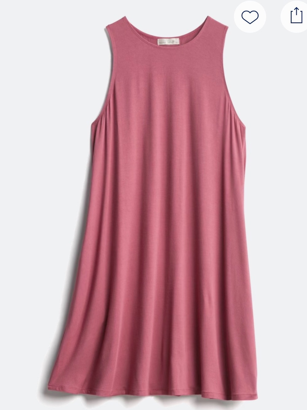 nine britton Rose-Mauve Sleeveless Mini Dress